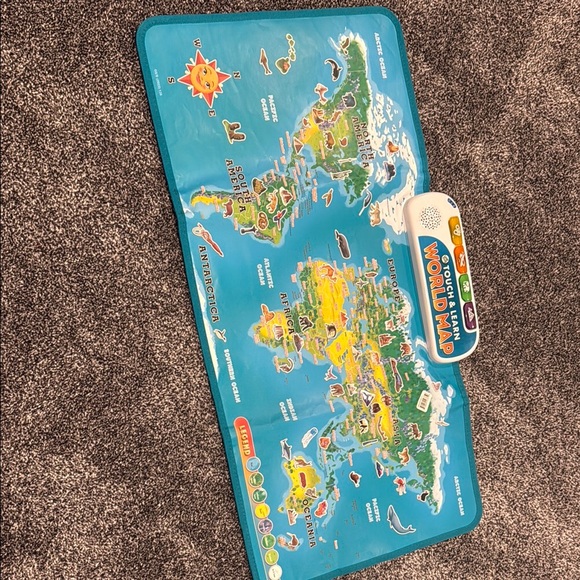 Interactive Learning World Map - Picture 2 of 4